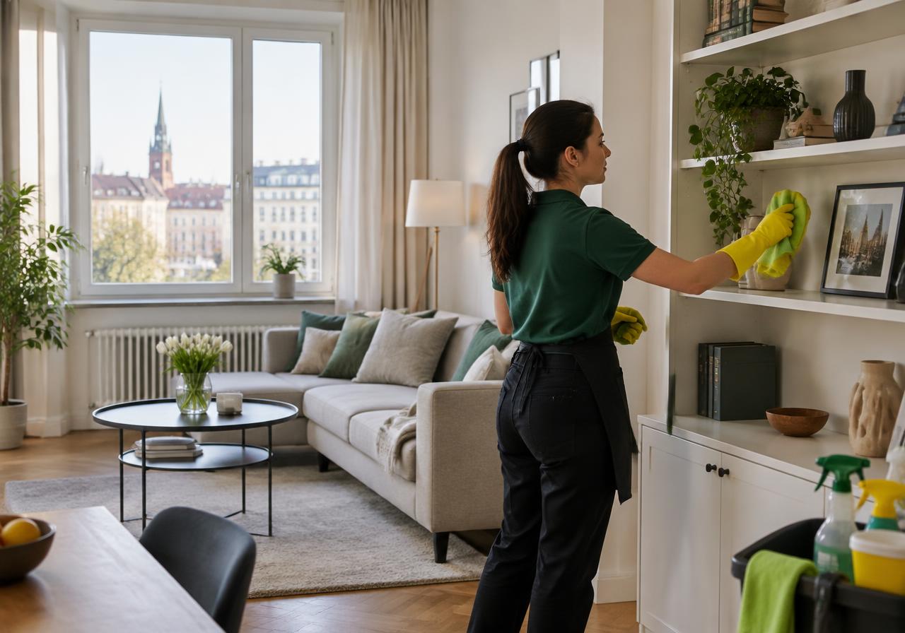 Wohnungsreinigung Wien in einem gepflegten Wohnraum